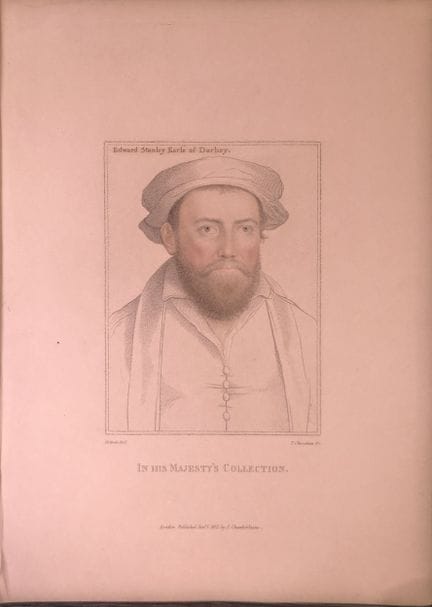 Portrait of Edward Stanley, Earl of Derby by Hans 