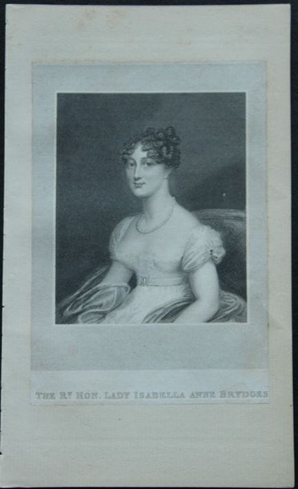 James Thomson - Lady Isabella Brydges 1825.

James