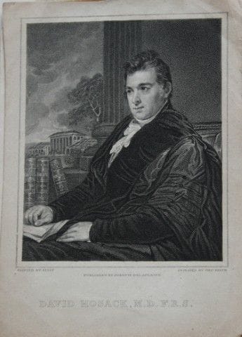 Dr. David Hosack engraved by Charles Heath after T