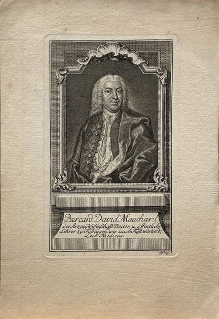 Burchard David Mauchart - Engraved by JC Sysang c1
