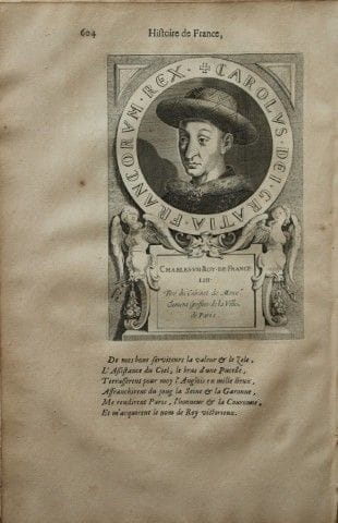 Mezeray - Carlo VII dall’*Histoire de France* del 
