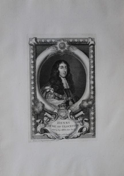 George Vertue - Rara incisione in formato folio ra