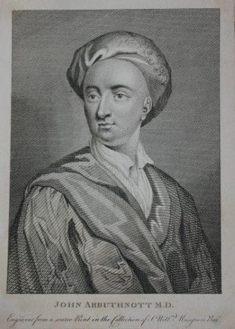 Engraving of Dr. John Arbuthnot by Sir Godfrey Kne
