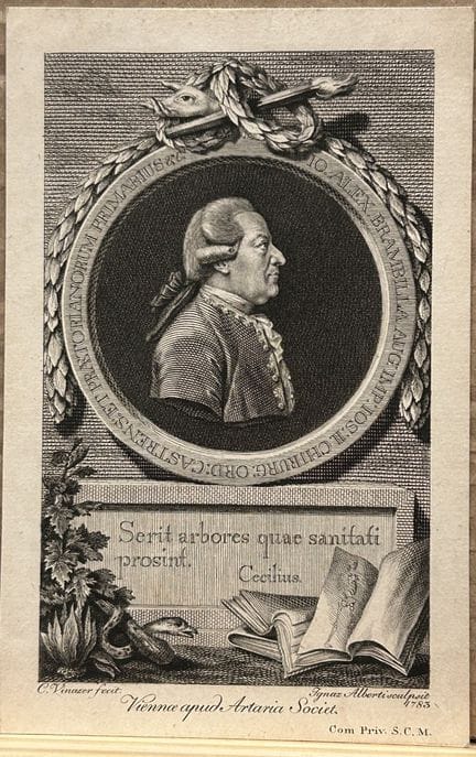 Ignaz Alberti engraving of Alexander Brambilla 178