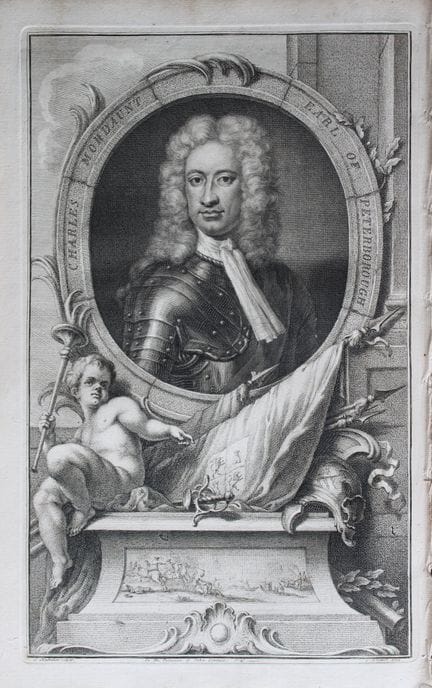 Jacobus Houbraken - Rare engraving of Charles Mord