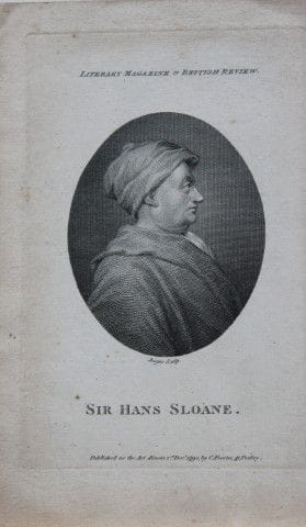 W Angus - Engraving of Sir Hans Sloane 1790.

This