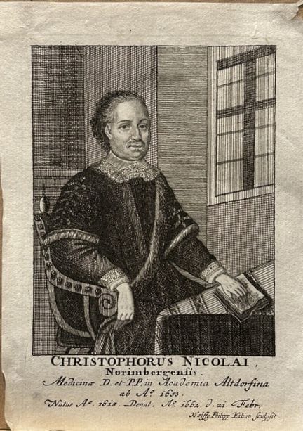 Wolfgang Philipp Kilian - Engraving of Christophor
