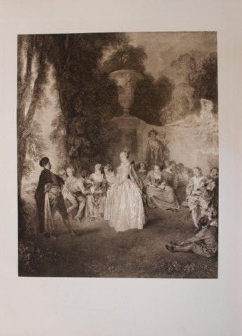 Antoine Watteau - Fete Champetre 1903.

This large