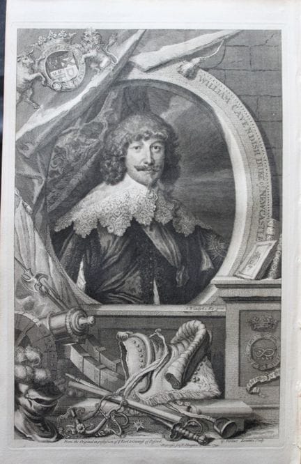 Jacobus Houbraken - Rare engraving of William Cave