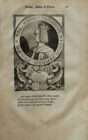 Mezeray - La regina Giovanna tratta da *Histoire d