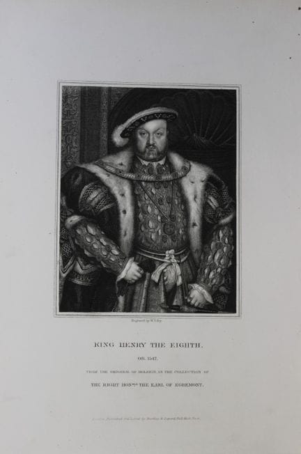 Edward Lodge - Henry VIII engraved by WT Fry 1835.