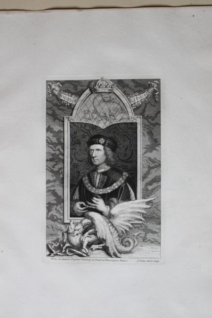 George Vertue - Rara incisione in formato folio ra