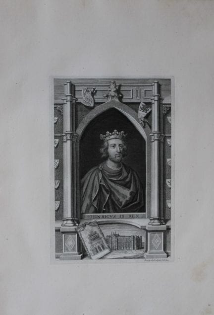 George Vertue - Rara incisione in formato folio di