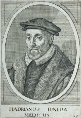 Hadrianus Junius drawn and engraved by Theodore de