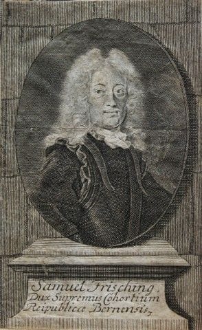 Johann Ludwig Nöthiger - Engraving of  Samuel Fris
