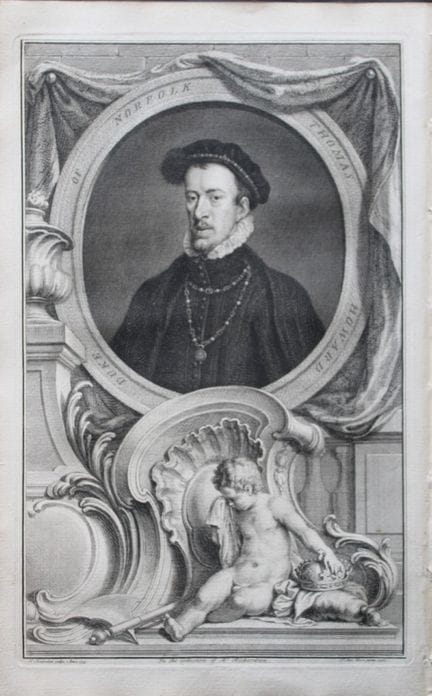 Jacobus Houbraken - Rare engraving of Thomas Howar