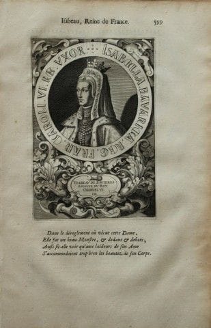 Mezeray - La regina Isabella tratta da *Histoire d