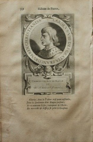 Mezeray - Carlo VIII tratto da *Histoire de France