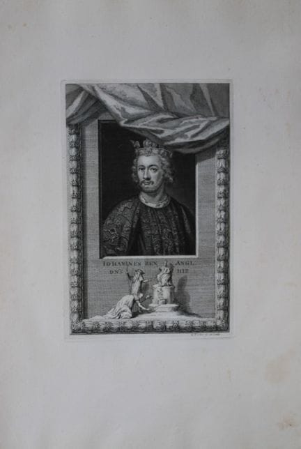 George Vertue - Rara incisione in formato folio ra