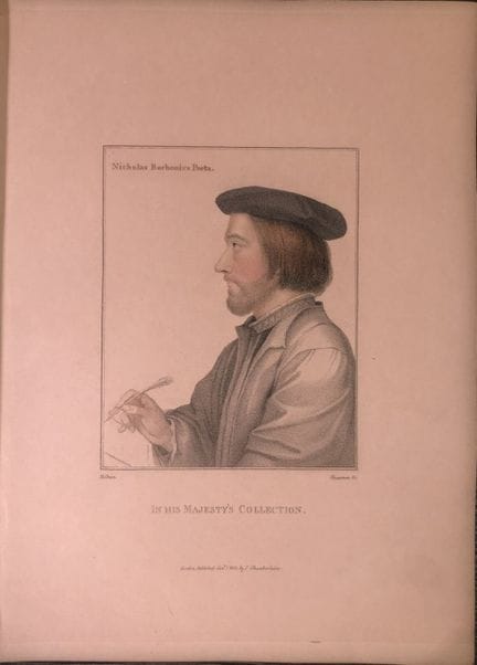 Portrait of Nicholas Borbonius by Hans Holbein 181