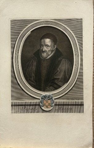 Jacques Lubin - Incisione di Jean Papire Masson, 1