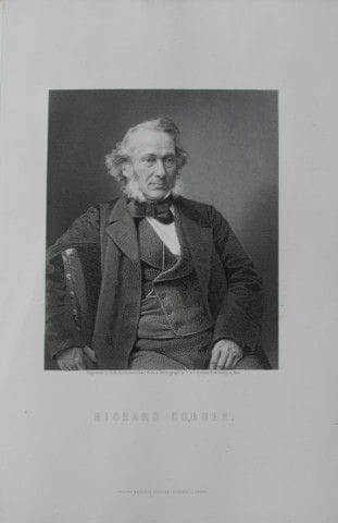William Holl engraving of Richard Cobden 1875.

Th