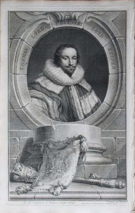 Jacobus Houbraken - Rare engraving of Thomas, Lord