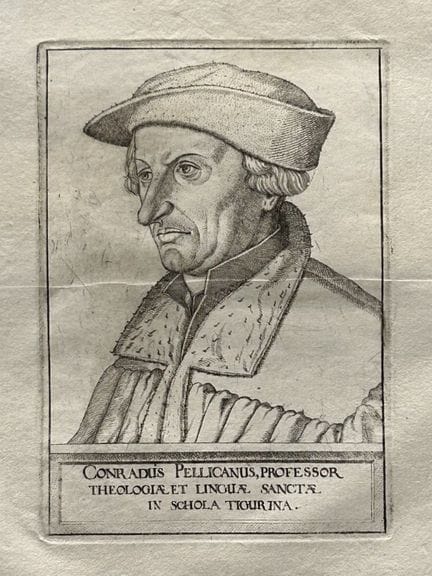 Dietrich Meyer - Incisione raffigurante Konrad Pel