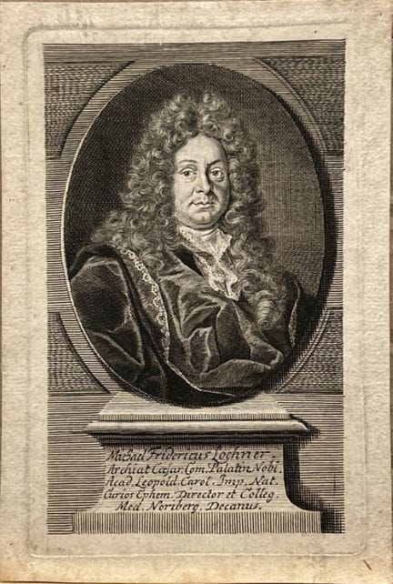 Michael Lochner von Hummelstein c1780.

Line engra