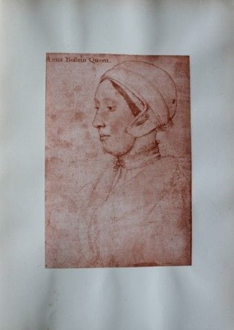 Hans Holbein - Queen Anne Boleyn 1877.

This print