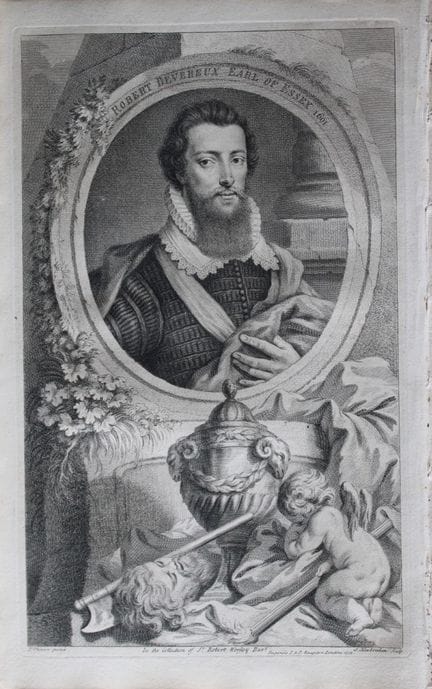 Jacobus Houbraken - Rare engraving of Robert Dever