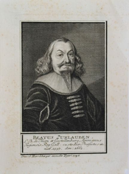 David Herrliberger - Beatus Zurlauben 1748.

Si tr