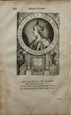 Mezeray - La regina Anna tratta da *Histoire de Fr