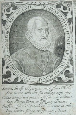 Jacques Granthomme engraving of Henrich Smet 1598.