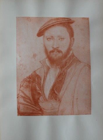 Hans Holbein - Unknown courtier 1877.

This print 