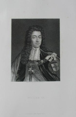 Caspar Netscher - William III engraved by William 