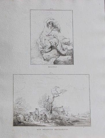 William Hilton e Sir Francis Bourgeois - Incisione