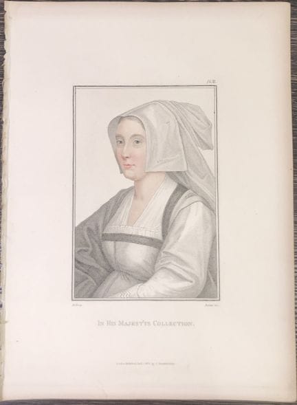 Portrait of Unknown Lady by Hans Holbein 1812.

Th
