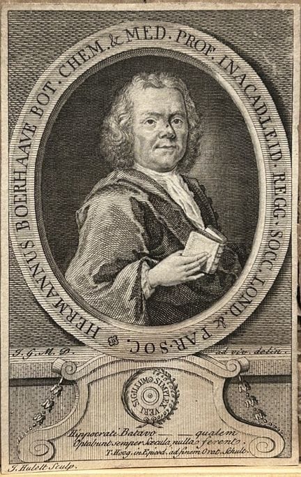 James Hulett - 18th century engraving of Herman Bo