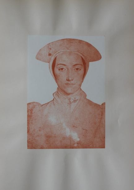 Hans Holbein - Unknown courtier 1877.

This print 