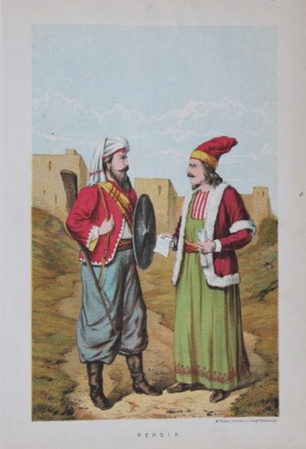 William McFarlane - Litografia della Persia, 1872.