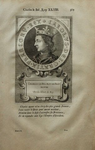 Mezeray - Carlo il Bello, tratto da *Histoire de F