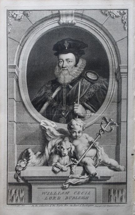 Jacobus Houbraken - Rare engraving of William Ceci