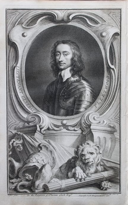 Jacobus Houbraken - Rare engraving of Charles Flee