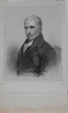 William Holl - Engraving of Scottish chemist Thoma