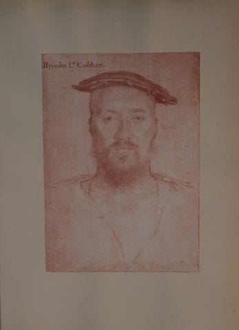 Hans Holbein -  George Brook, Lord Cobham, 1877.

