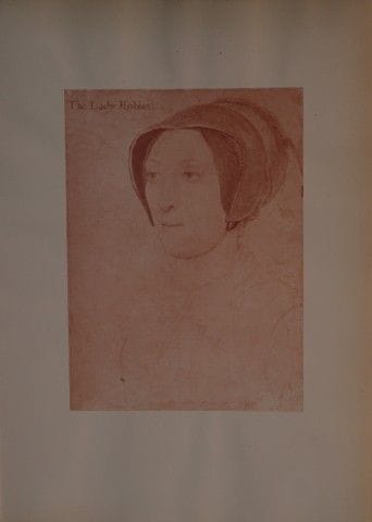 Hans Holbein - Elizabeth, Lady Hobby 1877.

This p