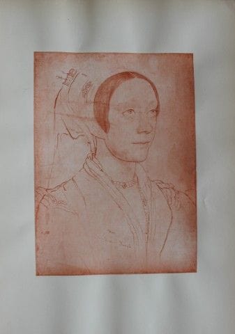 Hans Holbein - Unknown courtier 1877.

This print 