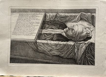 J.K. 拉瓦特——丹尼尔·霍多维茨基 1774年版画。

这幅版画是丹尼尔·尼古劳斯·霍多维茨基于