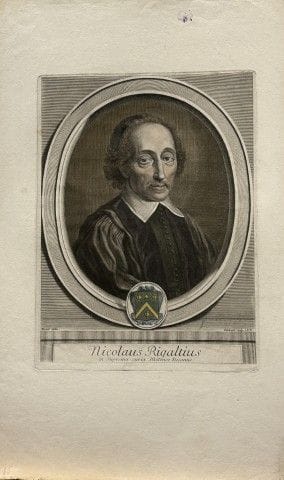 Jacques Lubin da G. Edelinck - Incisione di Nicola